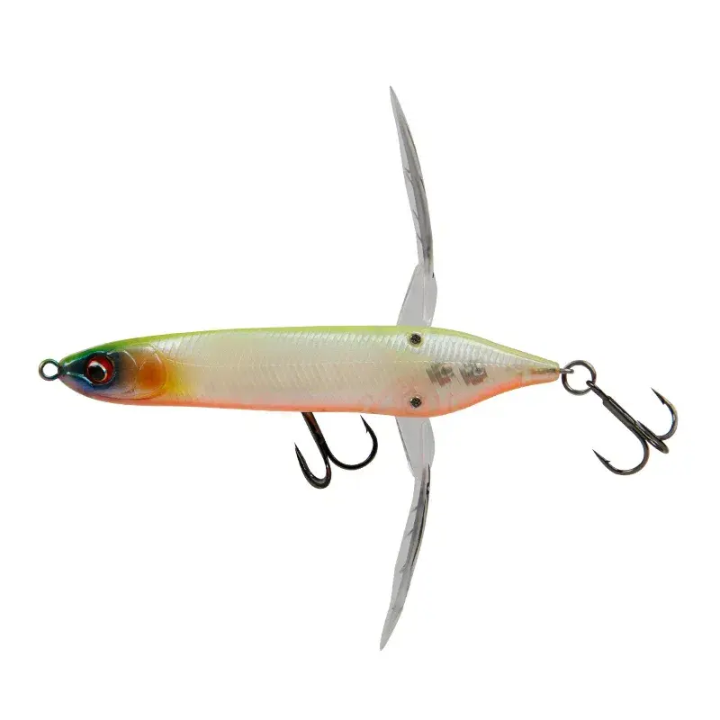 Topwater Pencil Lure 80mm 6.6g Wobblers Artificial Bait Floating Dragonfly Hard Baits Bass baitcasters Fishing Lures for Anglers