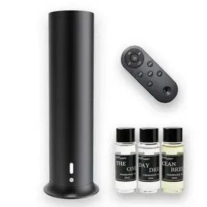 DiffuserAir 2 Large Room Aroma Diffuser 1000 Sq Ft Cold-Air Wireless Waterless Essential Oil Diffuser with Remote Control Eco Home Gift USB Powered - Lights