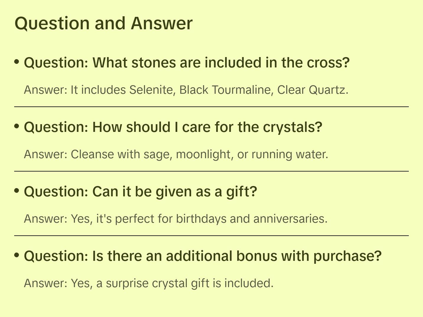 Metal Cross with Selenite, Black Tourmaline, Clear Quartz, Smoky Quartz, Kyanite, Cross for Church, Crystal Cross for Church