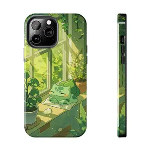 Sunny Window Bulbasaur Garden Compatible with iPhone 17 16 15 14 13 12 11 8 SE XR X XS Max Pro Plus
