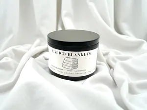 Calico Blankets Candle Tin 6oz