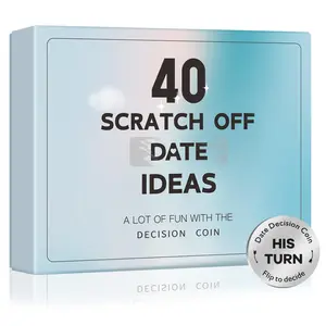 Couples Gifts For Boyfriend Girlfriend  40 Scratch Off Date Ideas Bridal Shower Stocking Stuffers Women Men Anniversary Birthday Presents Husband Couple Games Engagement Wedding