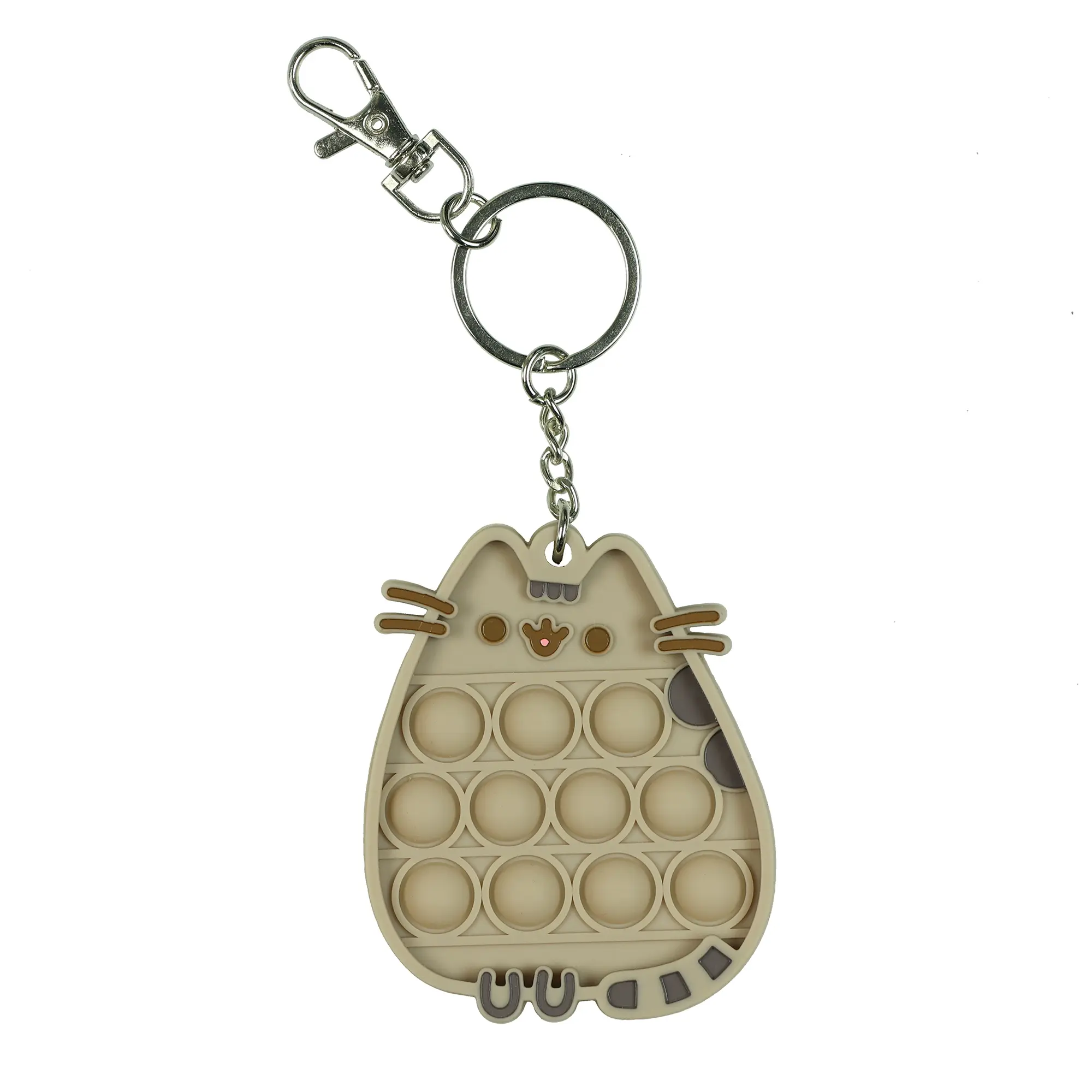 Pusheen The Cat Bubble Fidget Popper Keychain Sensory Toy 3"