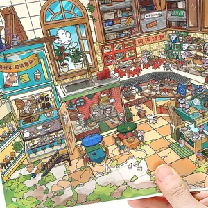 4-Pack Business-Themed 2.5D Large Durable Pet Stickers, Creative Scrapbooking Materials for DIY Phone Cases, Mugs, Calendars and More