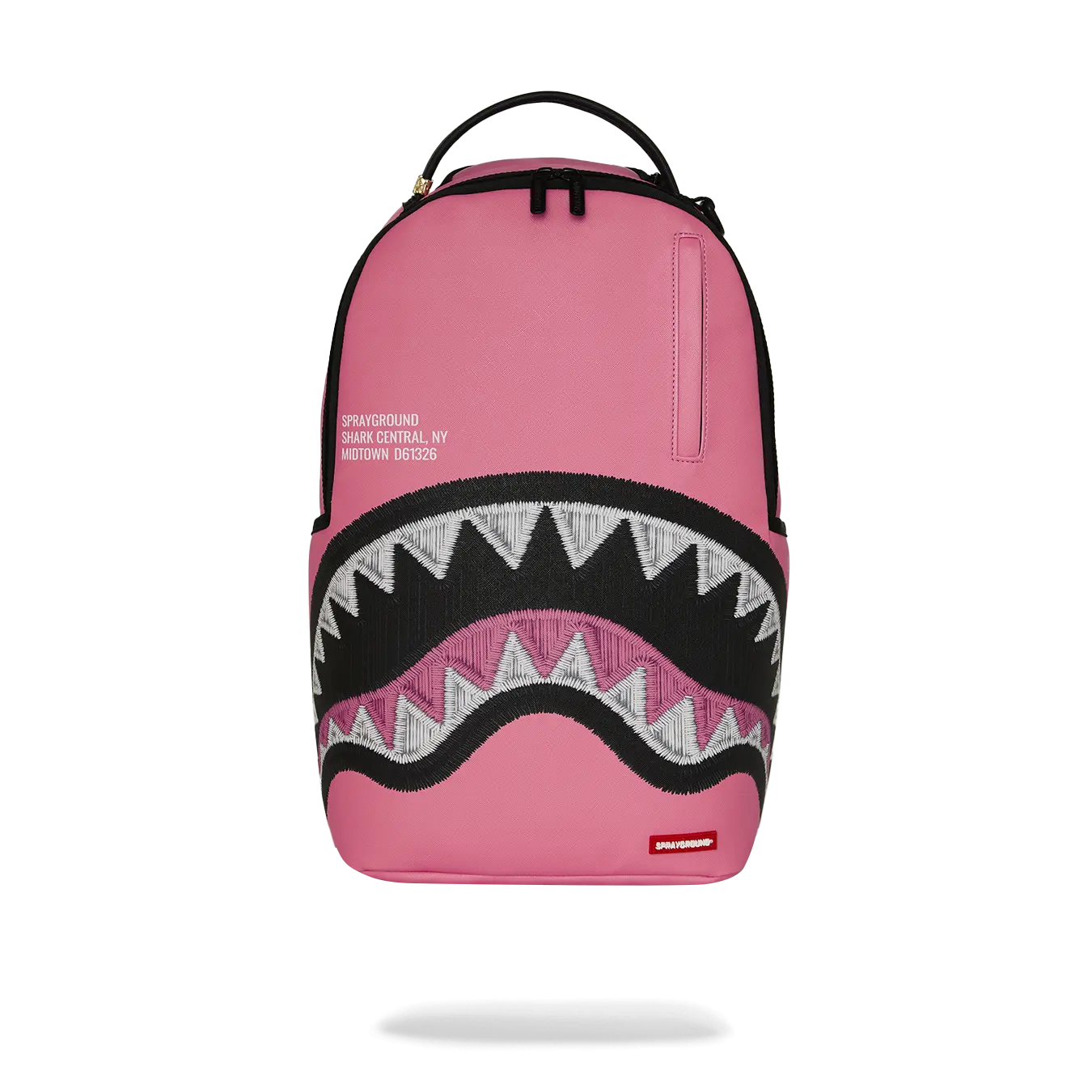 SHARK CENTRAL EMBROIDERED EFFECT BACKPACK