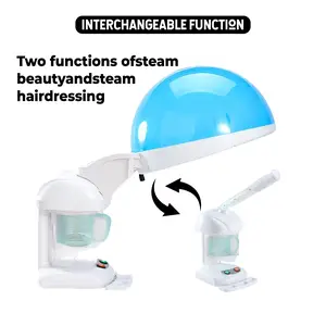 Alano Roots  Portable 2-in-1 Hair & Facial Steamer with Bonnet Hood – For Home Use Personal Care Appliances Microdermabrasion Beauty Instrument