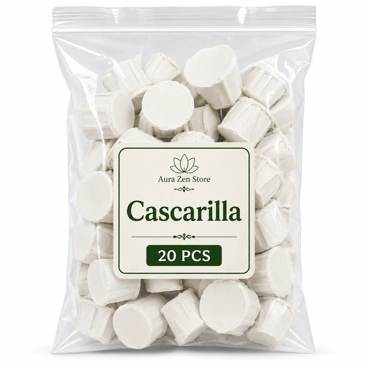 Cascarilla 20 PCS – Original Efun Spiritual Supply Made from Eggshell, Traditional Yoruba & Afro-Caribbean Ritual Use, Altar Work & Cleansing Practices