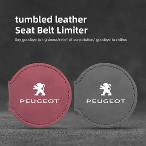 Magnetic Car Seat Belt Clip Avoid Noise Auto Seatbelt Buckle Holder Wear-proof Stable Seat Belt Fixed Limit Adults/Kids For Peugeot 5008 408 308 Landtrek 208 2008 3008 Rifter 508 301 108 608 4008 e-Expert e-TRAVELLER