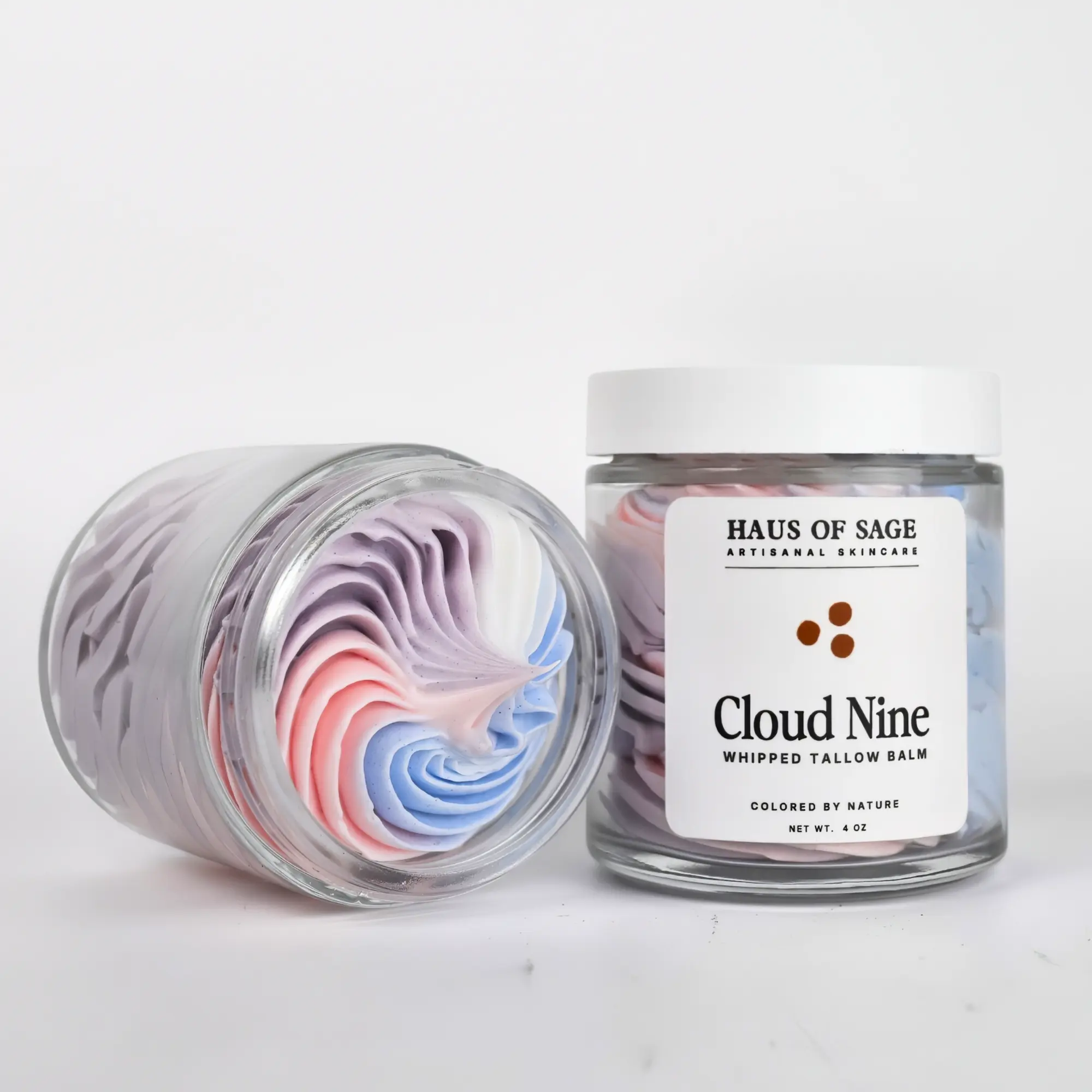 Cloud 9 Whipped Tallow Balm | Face & Body Moisturizer |  Colored by Nature | 4 Oz