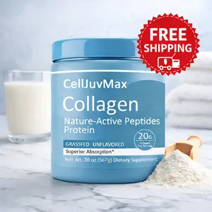 20oz Collagen Powder Targets Hair Skin & Nails Health Superior Absorption Grass-Fed Protein Blend Enriched with 18 Essential Amino Acids Daily Nutritional Protein Supplement Effortless Smooth Mixing