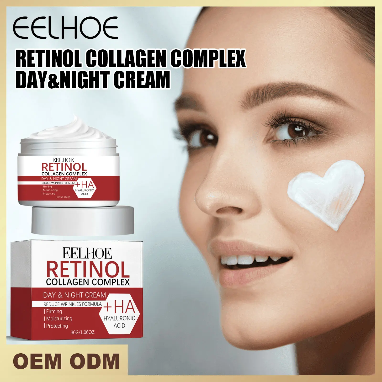 EELHOE Retinol Moisturizing face cream Lightens Fine Lines, Improves Facial Skin Moisturizing face cream