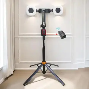 360° Rotatable Selfie Stick Tripod, 70.9 Inch Rechargeable Smart Face Tracking with Dual Lights, Auto Face Tracking Phone Stand for Vlog Live Streaming, Selfie Accessories