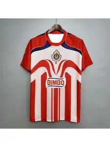 Chivas Guadalajara Retro Football Jersey Summer Men's Women's Quick-Dry Breathable T-shirt Training Wear Y2k Beachwear Wetsuit
