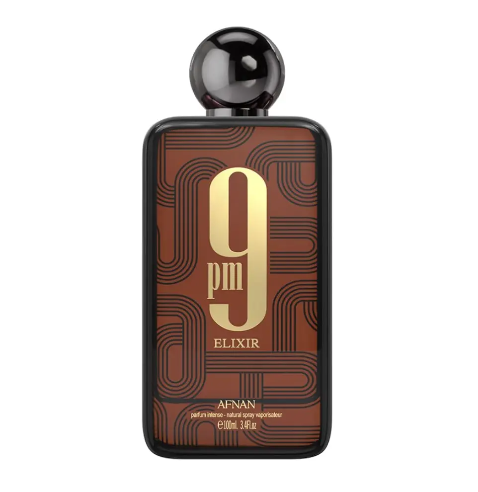 9PM Elixir by Afnan 3.4oz Parfum Intense Spray for UNISEX ( TESTER )