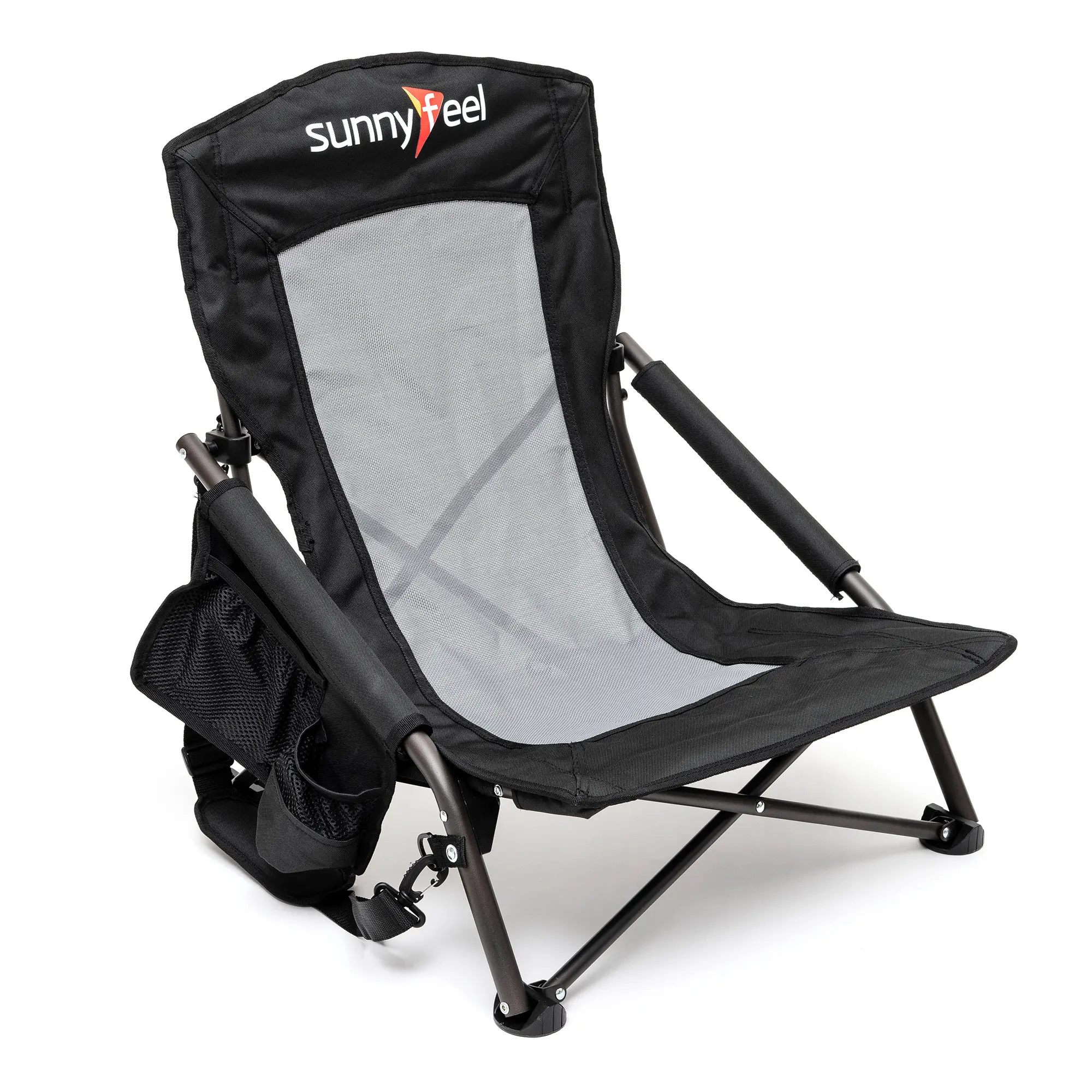SunnyFeel Low Beach Chair Folding Concert Chair for Outdoor