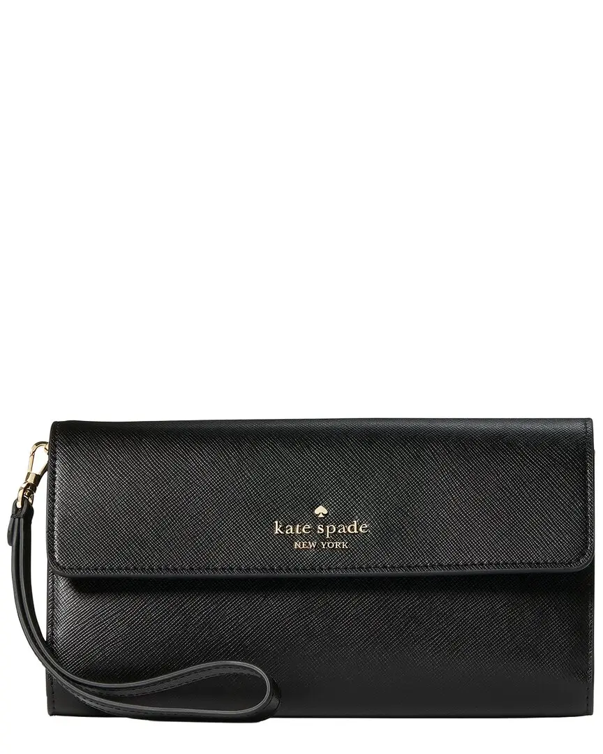 kate spade new york Madison Saffiano Leather Travel Wallet Wristlet
