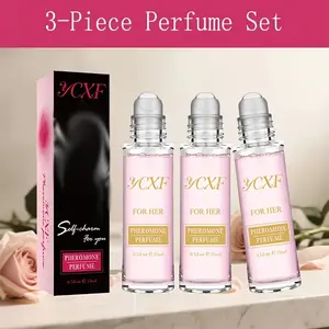 Women's 5ml Portable Fashion Roller Ball Perfume (1pc-3pcs), Floral-Fruity Scent with Vanilla & Rose Base, Long-Lasting, Ideal for Daily Dates, Romantic Gifts for Wife