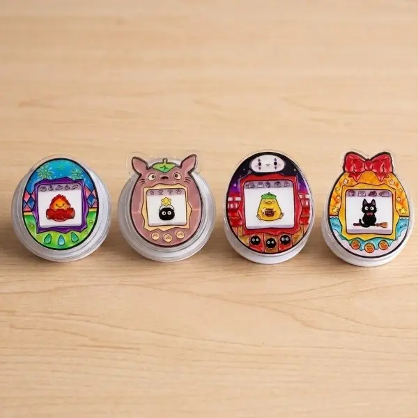 Cute Cat Magnetic Phone Grip, Kawaii Cartoon Phone Holder Stand, Fun Fashion Accessory, Gift for Women and Girls