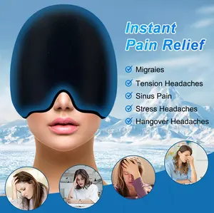 Overhead Gel Hot & Cold Cap for Migraine and Insomnia Relief - Precise Cooling and Hot Compress