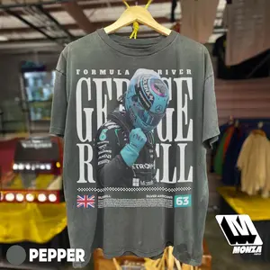 George Russell Racing Shirt, Russell T Shirt, Gift for Russell Fan, Vintage Grand Prix Motorsport Fan Tee