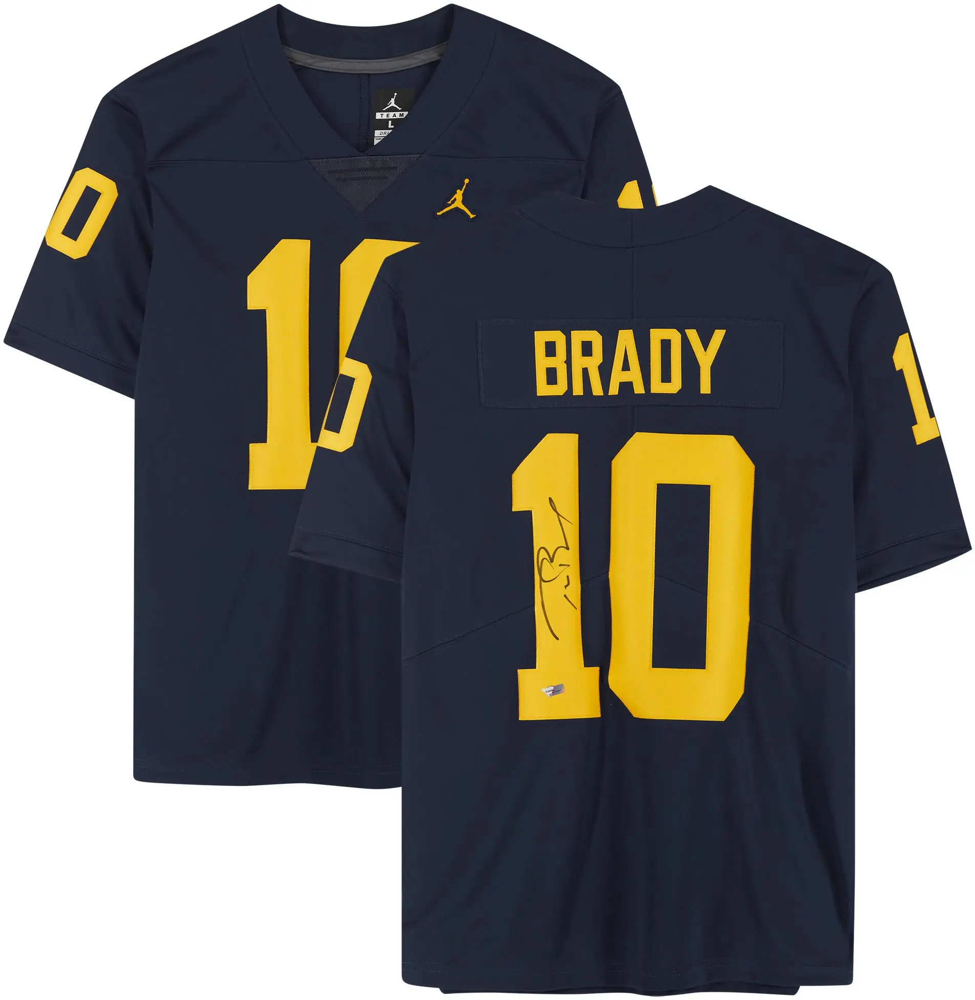 Tom Brady Michigan Wolverines Autographed Navy Nike Limited Jersey - Fanatics Authentic Certified