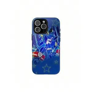 [2026 New]PeRetro Colorful Metal The Hedgehog Phone Case For IPhone 17 ProMax, 16, 15, 14, 13, 12, 11 Pro Max, X, XR, XS Max, 8, And 7 Plus,Screen Protector,Fidgets,Suitable For IPhone 17 Air