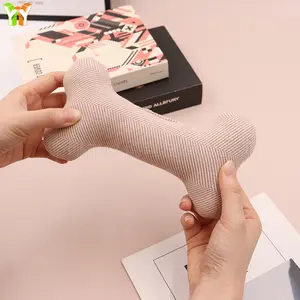 Dog Toy Soft Cotton Material Bone Bite-resistant Sound