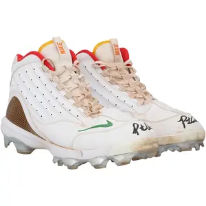 Pete Alonso New York Mets Autographed Game-Used White Nike Cleats from the 2025 MLB Season - HH98515744-45 - Fanatics Authentic Certified