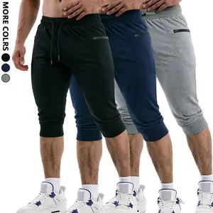 Multi-Color Capri Sweatpants | Gym Streetwear Bottoms