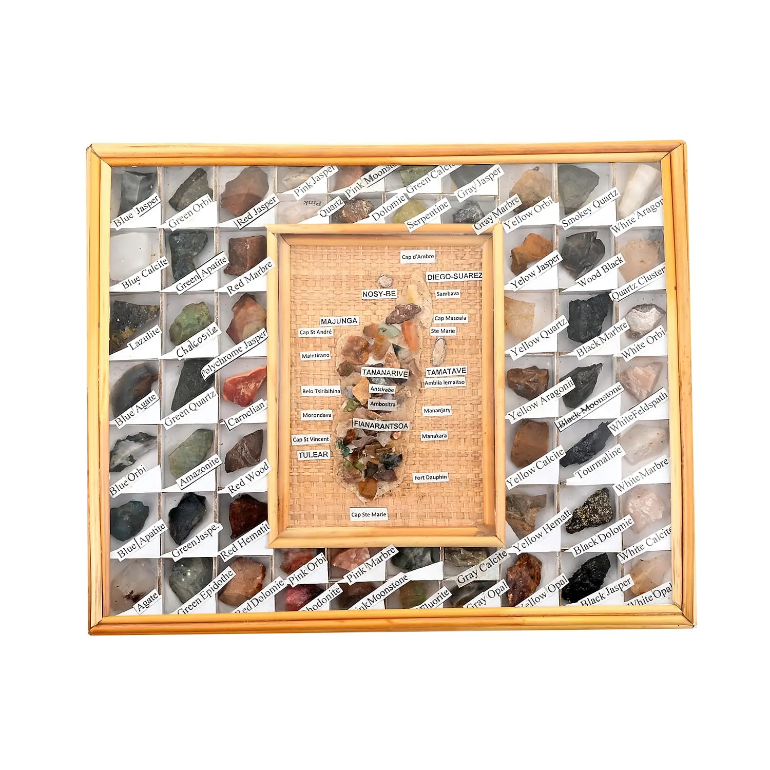 Brilliance from the Land of Rainbows Madagascar Gemstone Box Brilliance from the Land of Rainbows Madagascar Gemstone Box