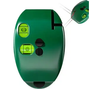 Portable 90 Degree Electronic Red Light Scale Red Light Level Green Light Level Self-leveling Parallel Line Suitable for Construction High Precision Anti-shake.