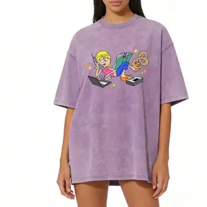 Vintage Cartoon Multitasker Tee | Trendy Y2K T-Shirt for Everyday Wear