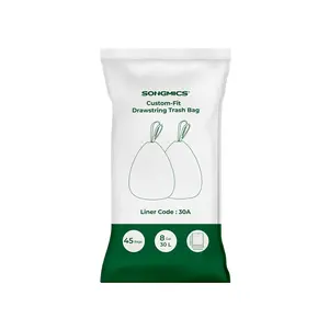 8 Gallon Drawstring Trash Bags for Dual Trash Can