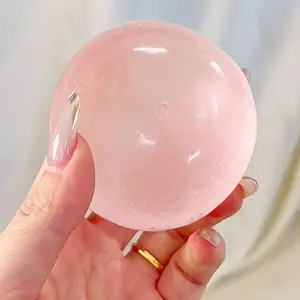 Colorful Malt Sugar Squeeze Ball - Flexible Desk Fidget Gadget for Stress Relief, Unique Translucent Sensory Ornament for Office & Study, Cool Work-from-Home Desk Decor & Inspiration Tool