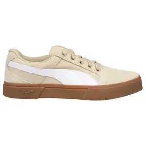 PUMA Mens C Rey Sd Lace Up Sneakers Shoes Casual - Beige
