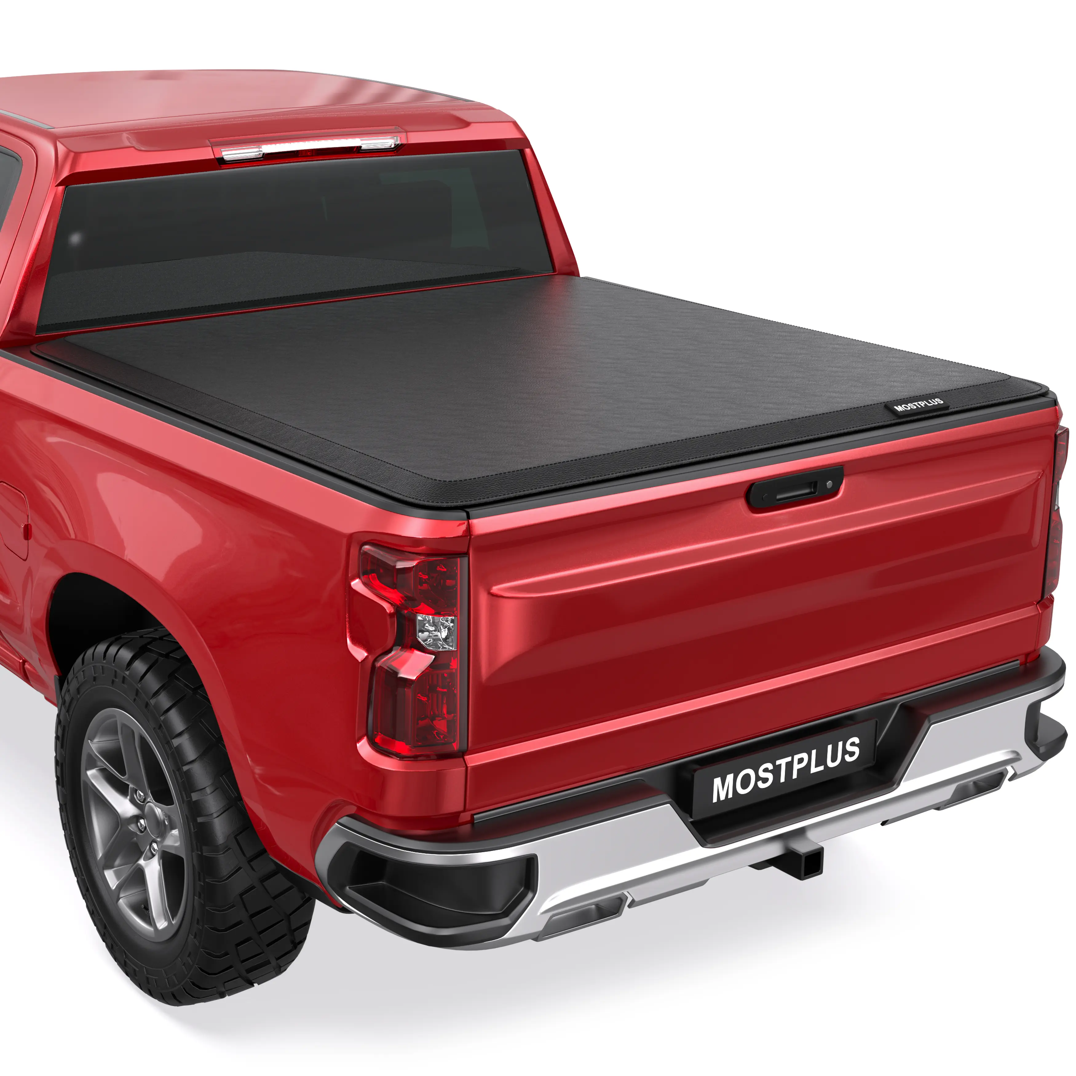 (Deals for you)MOSTPLUS For 2007-2013 Chevy Silverado/GMC Sierra 1500 2500 3500 Truck Bed Soft Roll-Up/Tri-Fold/Quad-Fold 5.8/6.5/8FT Tonneau Cover(Excl. 2007 Classic Model)