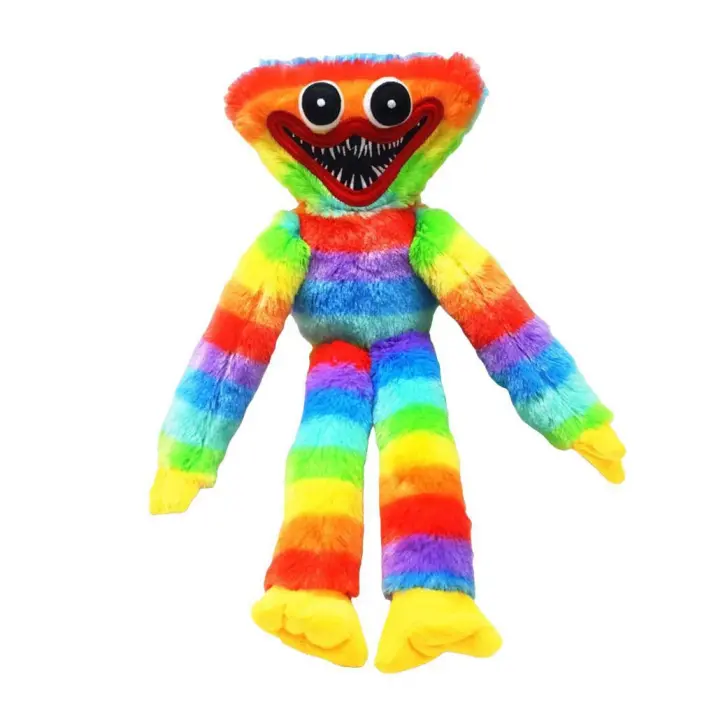 40cm Long Rainbow Scary Monster Soft Plush Stuffed Toy, Colorful Long-Arm Doll, Horror Character Stuffed Toy for Kids & Poopsie Surprise Animal Fans