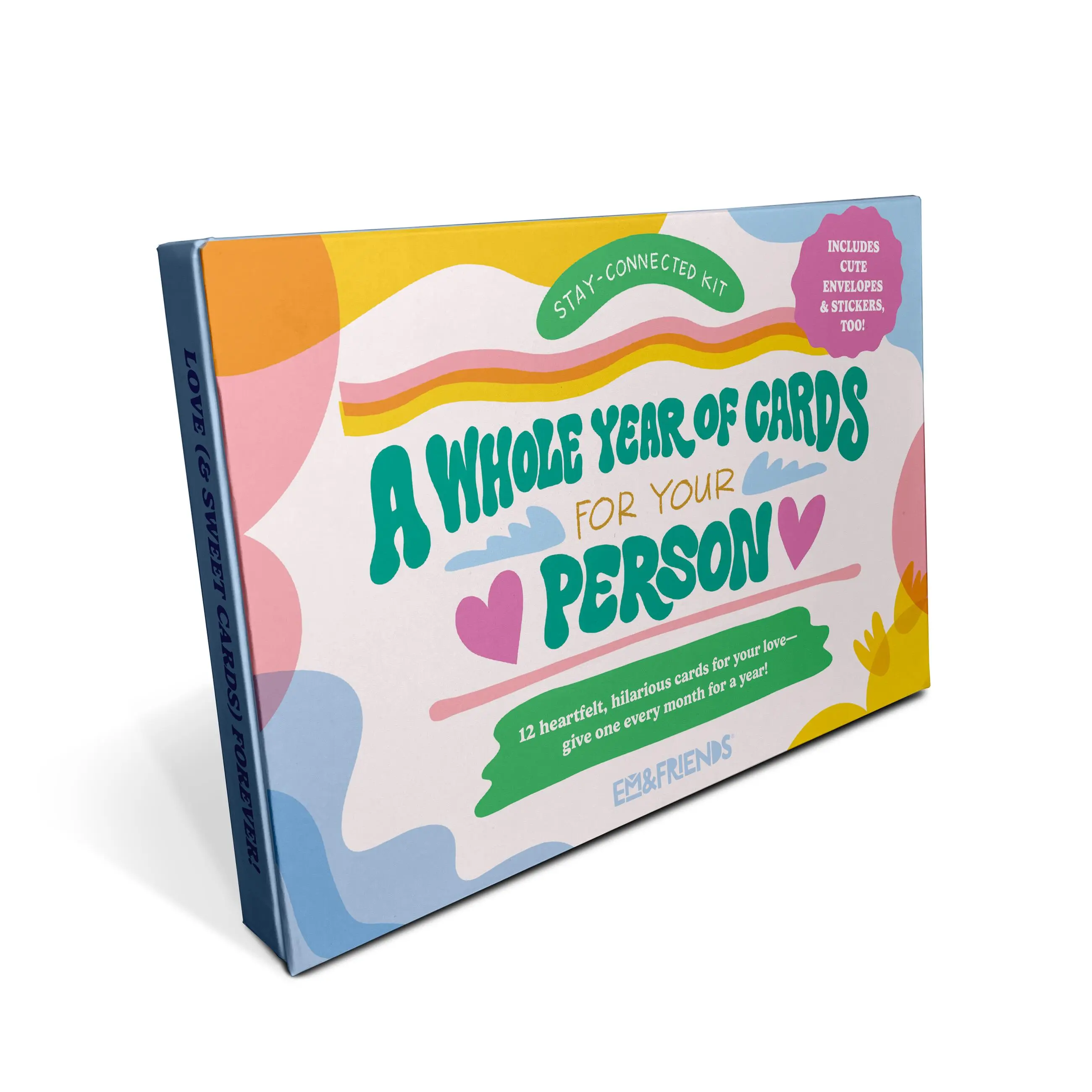A Whole Year of Cards for Your Person 12 Assorted Greeting Cards & Envelopes Stationery Kit with Stickers A Whole Year of Cards for Your Person 12 Assorted Greeting Cards & Envelopes Stationery Kit with Stickers