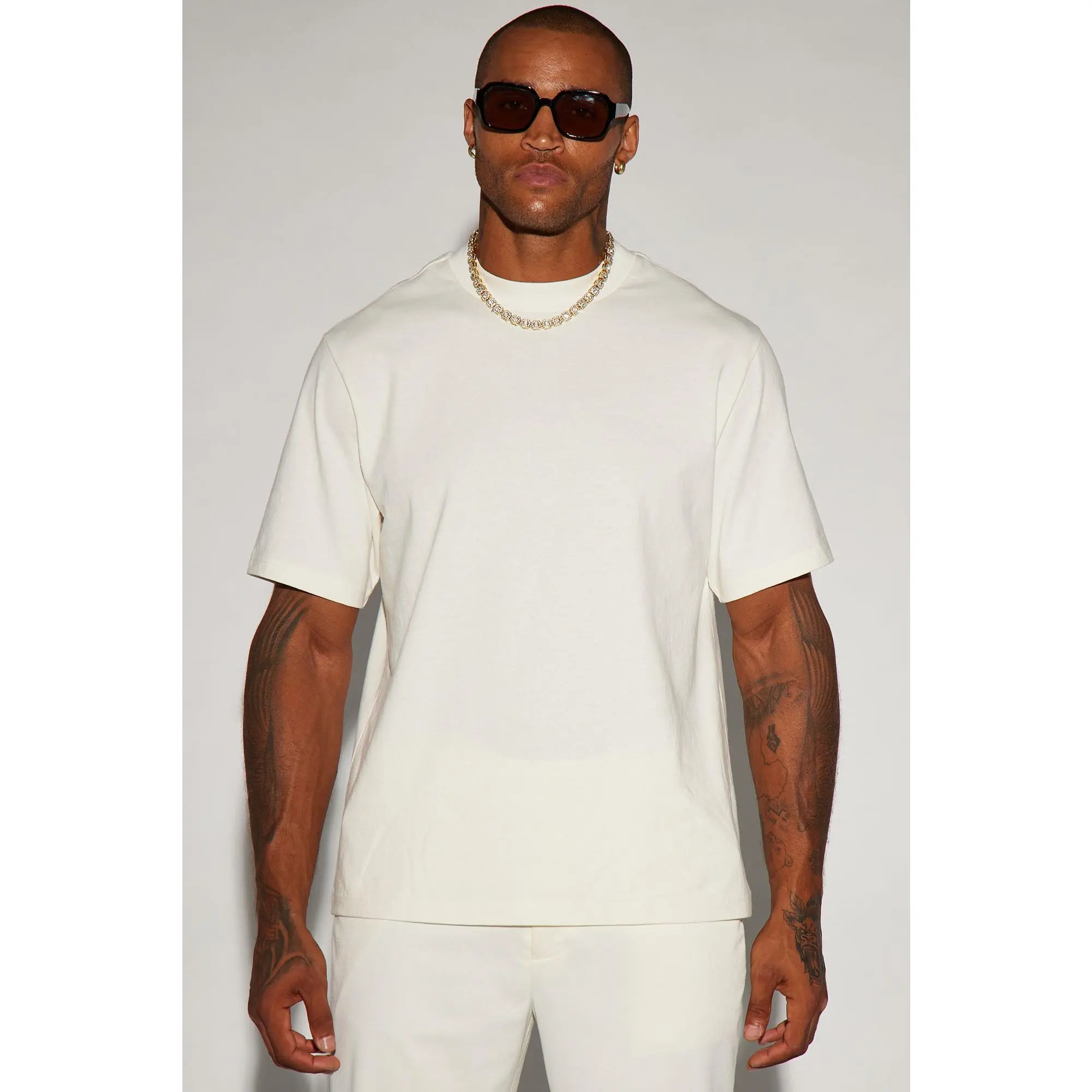 Oversized Heavyweight Tee 240GSM - Off White