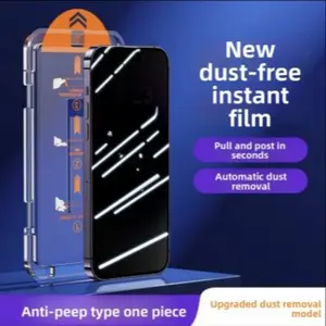 1PCS Privacy Screen Protector Film for Apple iPhone 17 Pro Max/16/15/14, HD Clear Tempered Glass Full Coverage Anti-Spy Screen Protection