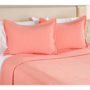 Hotel du Cobb Cotton Jacquard Coverlet and Sham Set - Twin