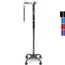 REHAND Quad Cane, Foldable Walking Cane for Men & Women with 4-Pronged Base for Extra Balance & Stability-Adjustable, Lightweight, Collapsible, Walking Stick for Right or Left Handed Seniors & Adults Non-Slip Replacement Lightweight self defence