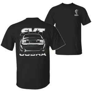 SVT Cobra Snake Car Shirt, Sided Muscle Car Graphic Tee, Menswear, Soft Cotton, Car Lover, Gift For Car Enthusiast, Full Size