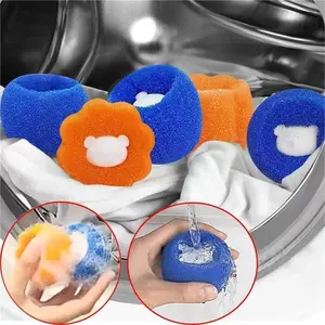 Pet Hair Remover Reusable Ball Laundry Washing Machine Filter Wool Sticker Cat Hair Remover Pet Fur Lint Catcher Home