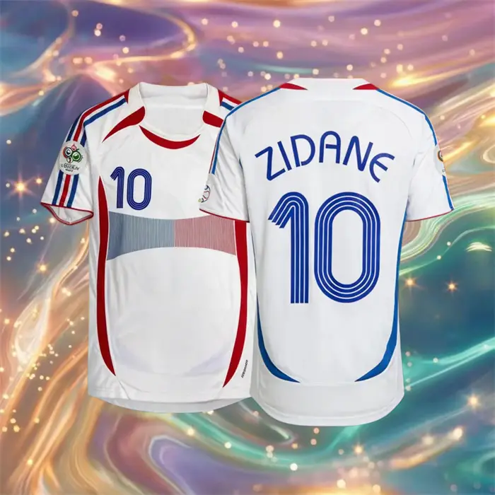 2006 France Zidane No.10 Home ShortSleeve Soccer Jersey 2006 France Zidane No.10 Home ShortSleeve Soccer Jersey