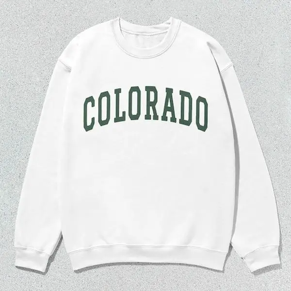 Men's Collegiate Crewneck Pullover Sweatshirt - Unisex Sage Green, Casual Long Sleeve Tops, Round Neck, Clothes, Unisex Fit, Slogan Print, Preppy Look, Menswear, All Seasons