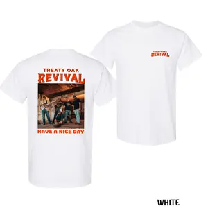 Treaty 0ak Short Sleeve T-Shirt,  - Casual Crewneck T-Shirt for Summer, Unisex Fashion T-Shirt for Everyday Wear, Classic Style, For Men And Women Menswear Top, Gift for Music 100% Cotton, Men's gifts t shirts, Men's Graphic tee