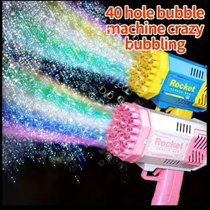 Portable 40-Hole Handheld Bubble Game Machine