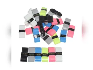 Lxmxgk 30 PCS Tennis Racket Grip Tape Precut Tennis Grip Tape Wrap Your Racquet for High Performance Tennis Overgrip Grip Tape with Velvety Comfort for Anti Slip and Absorbent Grip（6 Colors）