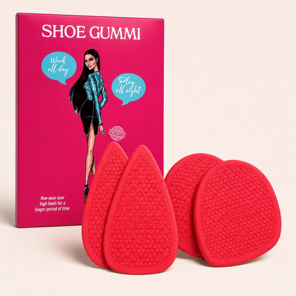 SHOE GUMMI BUNDLE RED